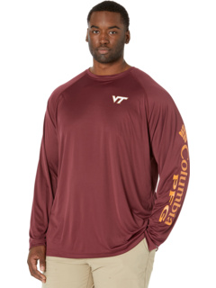 Рубашка с длинными рукавами Big & Tall Virginia Tech Hokies Terminal Tackle™ Columbia College