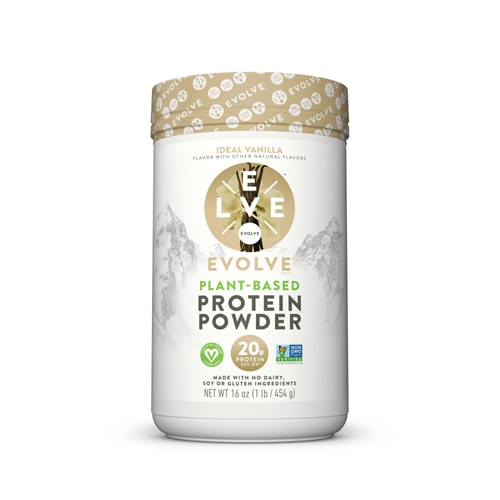 Протеиновый порошок Evolve на растительной основе Ideal Vanilla -- 16 унций EVOLVE