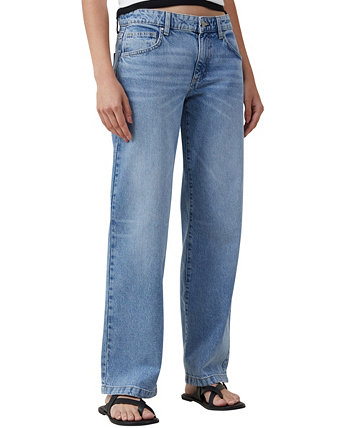 Женские прямые джинсы с низкой посадкой COTTON ON