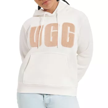Толстовка с хлопковым логотипом Rey Fuzzy Logo UGG