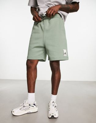 Зеленые шорты adidas Lounge Adidas