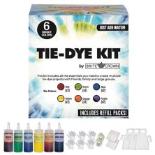 Easy One Step Tie Dye Kit for All Ages by a Trusted Brand Brite Crown