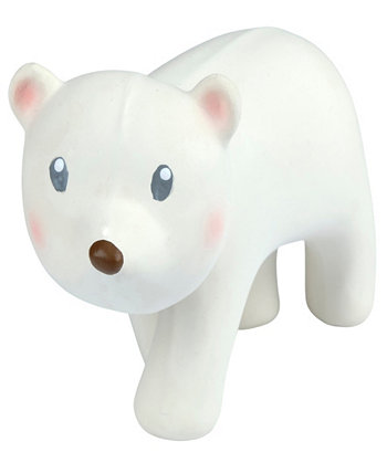 Резиновая погремушка-прорезыватель для арктического белого медведя, резиновая игрушка для ванны Tikiri