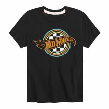 Клетчатая футболка Hot Wheels с графическим логотипом для мальчиков 8-20 лет Hot Wheels