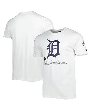 Мужская белая футболка Detroit Tigers Historical Championship New Era
