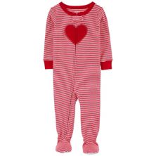 Baby Carter's One-Piece Valentine's Day Cotton Footed Pajamas Carter's
