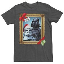 Men's Star Wars Darth Vader Stormtrooper Merry Sithmas Graphic Tee Star Wars