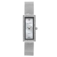 Женские часы Jacques Laurent с тонкими сетками и кристаллами Jacques Laurent