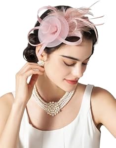 Заколка для волос SWEETV Tulle Fascinator SWEETV