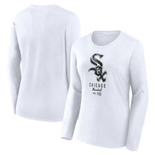 Women's Fanatics Branded  White Chicago White Sox Long Sleeve T-Shirt Fanatics