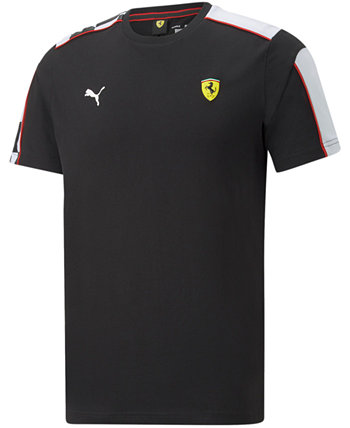 Мужская футболка с круглым вырезом и логотипом Ferrari MT7 Race цвета Puma Black PUMA