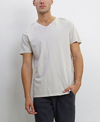 TMV002CJ Мужская футболка из хлопкового джерси с короткими рукавами и V-образным вырезом COIN 1804