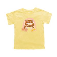 Good Times Rainbow Toddler Short Sleeve Graphic Tee The Juniper Shop