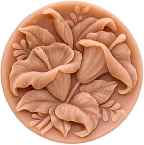 Silicone Mold for Soap Flowers Handmade Soap Mold Craft Molds Flower Soap Molds (14351) GRAINRAIN