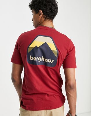 Бордовая футболка Berghaus Graded Peak Berghaus