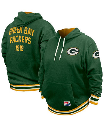 Мужской зеленый пуловер с капюшоном Green Bay Packers Big and Tall НФЛ New Era