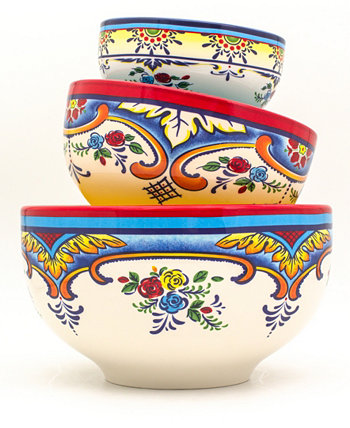 Набор чашек для смешивания Zanzibar из 3 предметов Euro Ceramica