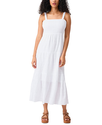 Женское многоярусное хлопковое платье макси с эффектом заката Sanctuary