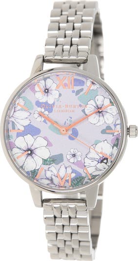 Женские часы-браслет Groovy Blooms, 35 мм OLIVIA BURTON