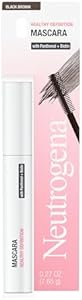 Neutrogena Healthy Definition Mascara, Eyelash Mascara Defines, Lifts, Curls, Lengthens & Volumizes Lashes, Dual-Sided Mascara Comb + Brush for Natural Application, Carbon Black, 0.27 oz Neutrogena