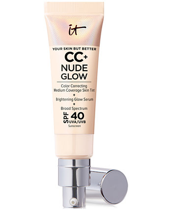 CC+ Nude Glow Легкая тональная основа + сияющая сыворотка SPF 40 IT Cosmetics