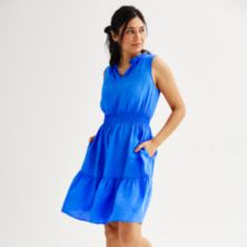 Women's Sonoma Goods For Life® Smocked Tank Dress SONOMA