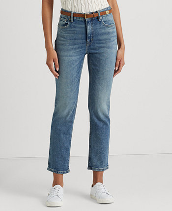 Прямые джинсы до щиколотки с высокой посадкой Ralph Lauren