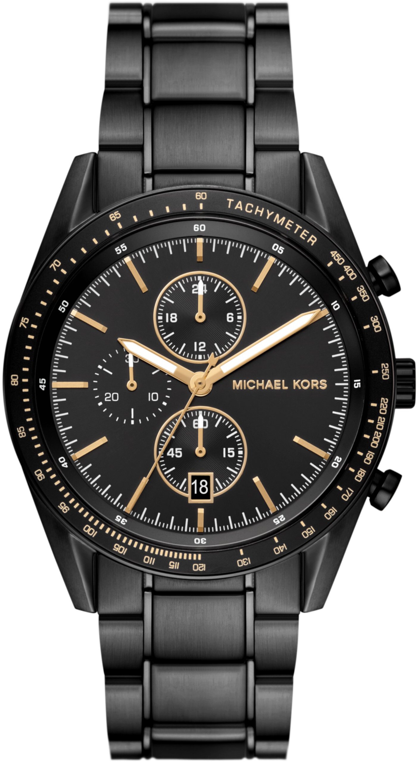 MK9113 - Часы с хронографом-ускорителем из нержавеющей стали Michael Kors