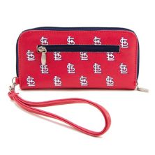 Women's St. Louis Cardinals Zip-Around Wristlet Wallet Eagles Wings