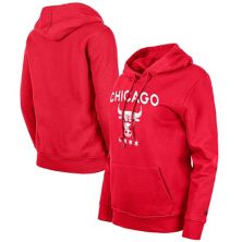 Женский пуловер с капюшоном New Era Red Chicago Bulls 2023/24 City Edition New Era x Staple