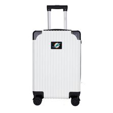 Твердый чемодан-спиннер премиум-класса Miami Dolphins Unbranded