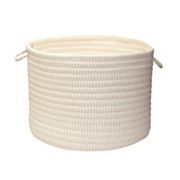 Colonial Mills Ava Ticking Solid Cotton Storage Basket Colonial Mills