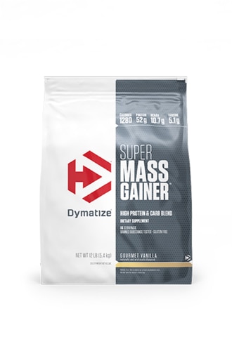Dymatize Super Mass Gainer High Protein &amp; Carb Blend Gourmet Vanilla — 12 фунтов Dymatize
