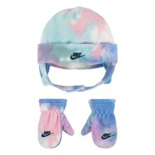Baby & Toddler Nike Futura Printed Trapper Hat and Mittens Set Nike