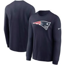 Men's Nike Navy New England Patriots Primary Logo Long Sleeve T-Shirt Nike
