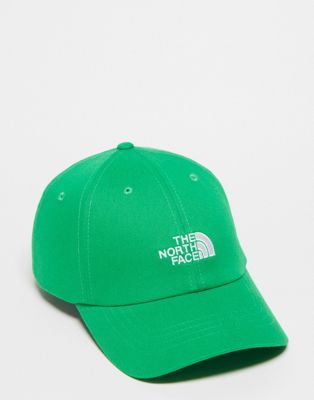 The North Face Half Dome logo baseball cap in green The North Face