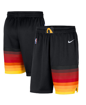 Мужские черные шорты Utah Jazz 2020/21 City Edition Swingman Nike