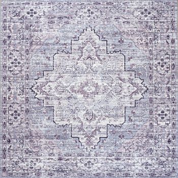 Didim Boho Medallion Machine-Washable Area Rug Jonathan Y Designs