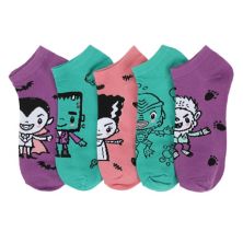 Женские универсальные носки Monsters, 5 пар носков до щиколотки Licensed Character