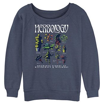 Juniors' Harry Potter Hogwarts School Of Witchcraft & Wizardry Herbology Chart Graphic Pullover Harry Potter