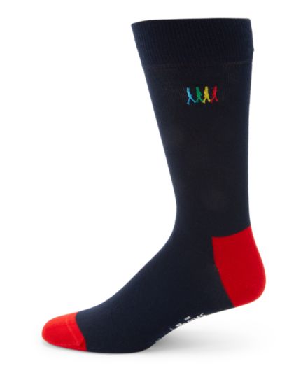 Контрастные носки с круглым вырезом The Beatles Crosswalk Happy Socks