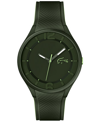 Мужские часы Ollie Green с силиконовым ремешком 44 мм Lacoste