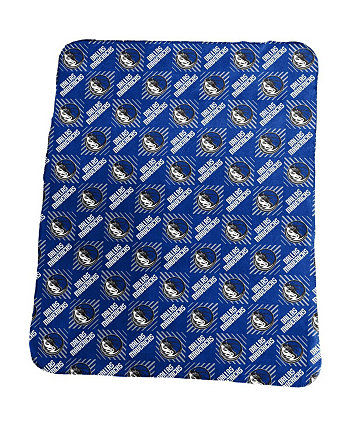 Флисовое одеяло с повторяющимся узором Dallas Mavericks размером 60 x 50 дюймов Logo Brand