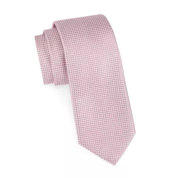 Фактурный шелковый галстук ISAIA