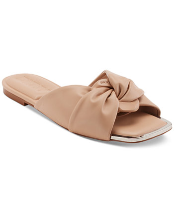 Women's Doretta Square Toe Slide Sandals DKNY