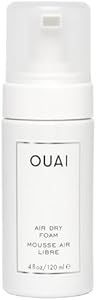 OUAI Air Dry Foam - Conditioning Mousse for Beach Waves with Kale and Carrot Extract - Paraben, Phthalate and Sulfate Free Hair Product (4 Oz) OUAI