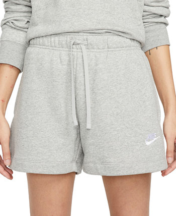 Женская спортивная одежда Клубные флисовые шорты со средней посадкой Nike
