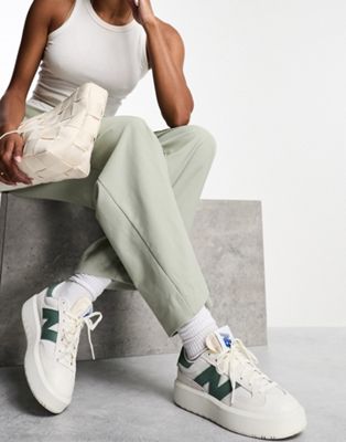  Унисекс кроссовки для повседневной жизни New Balance CT302 в белом и зеленом цвете New Balance
