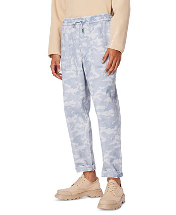 Men's Tonal Camouflage Drawstring Pants Armani