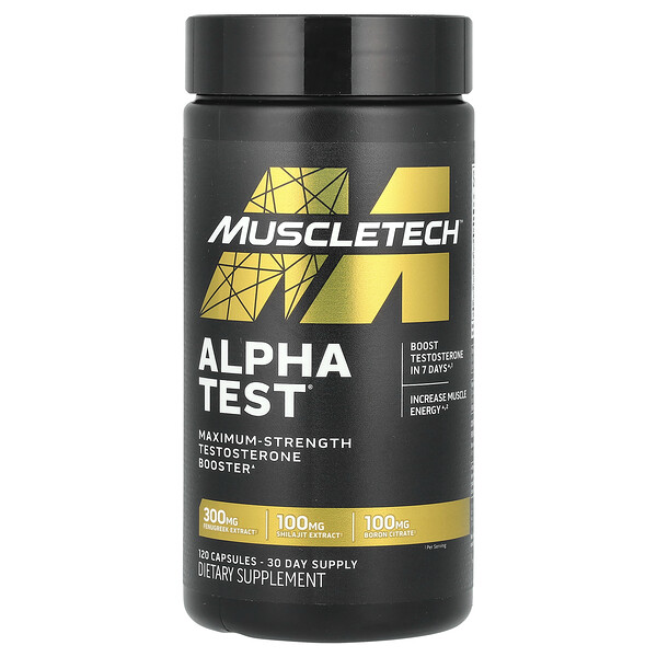 Alpha Test, 120 Capsules (Капсулы) Muscletech